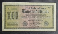 Billet allemagne 1922 d'occasion  Colmar