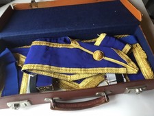Vintage leather masonic for sale  HULL