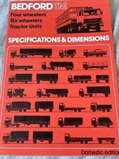 Bedford specifications dimensi for sale  KENDAL
