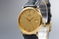 Vintage 1991 Omega De Ville Cal.1430 Ref.196.0312.1 Relógio Mostrador Dourado [Quase Perfeito] comprar usado  Enviando para Brazil
