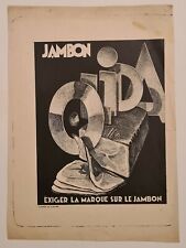 Jambon olida 1929 d'occasion  Paris IV