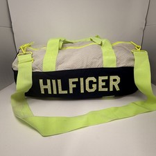 Antiga Bolsa de Viagem Tommy Hilfiger Academia Grande Verde Neon Azul Branco FALHA! comprar usado  Enviando para Brazil