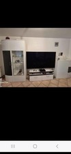 Wohnwand weiß tv gebraucht kaufen  Haslach