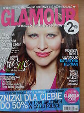 Glamour 4/2008 KATARZYNA HERMAN,Kylie Minogue,Kate Moss,Victoria Beckham na sprzedaż  PL