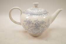 Burleigh teapot blue for sale  WINSFORD