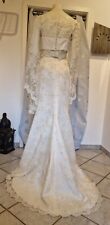 Brautkleid mermaid romantische gebraucht kaufen  Zeven