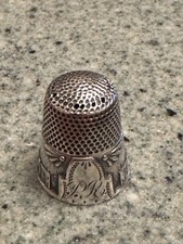 antique sterling silver thimbles for sale  Millersville
