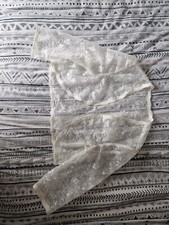 Ivory bridal shawl for sale  NORWICH