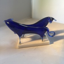 Cobalt blue glass for sale  WINKLEIGH