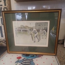 Cricket print w.g for sale  CAMBERLEY