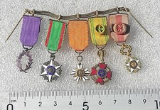 Portee medailles miniatures d'occasion  Plombières-lès-Dijon