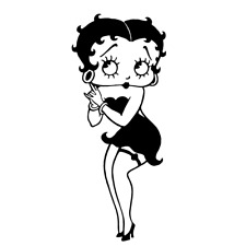 Sticker autocollant betty d'occasion  Narbonne