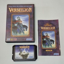 Vermilion Sega Mega Drive Cartridge Japanese Box And Manual comprar usado  Enviando para Brazil