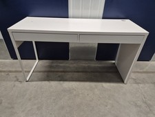 Ikea white micke for sale  LONDON