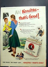 Old kensitas cigarettes for sale  UK
