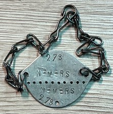 Ancienne plaque identité d'occasion  Imphy