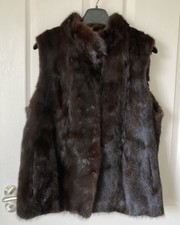 Mink fur gilet for sale  UK