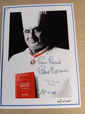 Autographe paul bocuse d'occasion  Saint-Herblain