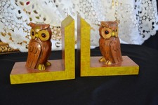 Buchstützen holz eulen gebraucht kaufen  Dortmund