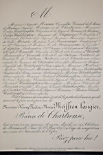 Meffren laugier baron d'occasion  Pluvigner