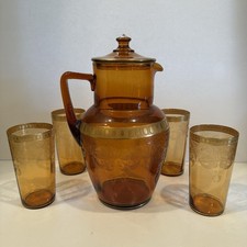 Vintage amber glass for sale  Plainview
