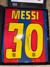 Messi signed barcelona for sale  WHITEHAVEN