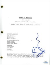 Rose Leslie "Game of Thrones" AUTÓGRAFO assinado 'The Children' roteiro ACOA comprar usado  Enviando para Brazil
