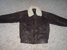 Lederjacke fellkragen fliegerj gebraucht kaufen  Meinhard