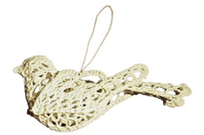 White crocheted bird for sale  ARBROATH
