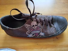 Schuhe stoffschuhe braun gebraucht kaufen  Münster