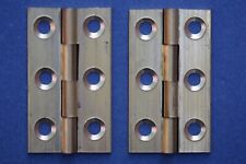 Pair brass hinges for sale  GRANTHAM
