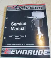 Manual de serviço de popa 1988 Omc Johnson Evinrude colt junior 2.5 4 5 6 6.5 8 HP comprar usado  Enviando para Brazil