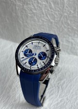 Seikmod Speed Chrono | NH35 Aut | Sapphire | Blue Tachy Bezel | Rubber Strap comprar usado  Enviando para Brazil