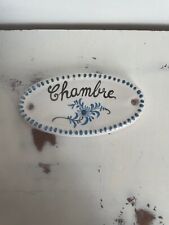 Plaque porte chambre d'occasion  Charleville-Mézières
