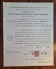 1937 Home Line Ltd SS. Política de indenização Cedartree. Afundado em colisão com Sunaok comprar usado  Enviando para Brazil