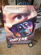 THEY LIVE, original rolado D/S 1-sht / pôster do filme [John Carpenter] - 1988 comprar usado  Enviando para Brazil