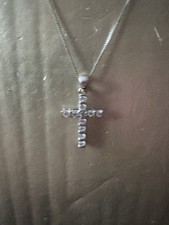 Collana oro croce usato  Roma