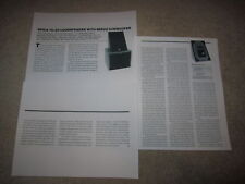Spica speaker review for sale  Olmsted Falls