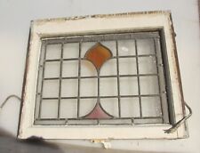 Painel de vitral antigo vintage antigo madeira vitoriana novo 23 x 20, usado comprar usado  Enviando para Brazil