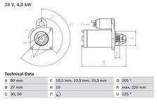 Bosch anlasser starter gebraucht kaufen  Oberlungwitz