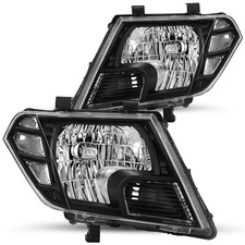 Faróis pretos para caminhão Nissan Frontier 2009 2020 2021 esquerda+direita  comprar usado  Enviando para Brazil