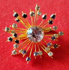 Broche vintage dore d'occasion  Thorigné-Fouillard