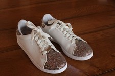 Baskets blanches pailletes d'occasion  Einville-au-Jard