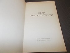 Bibbia per gioventù.libreria usato  Torino