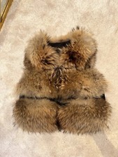 Raccoon fur gillet for sale  LIVERPOOL