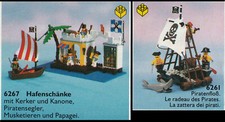 LEGO 6267 Lagoon Lock-Up + 6261 Raft Raiders PIRATES IMPERIAL SOLDIERS comprar usado  Enviando para Brazil