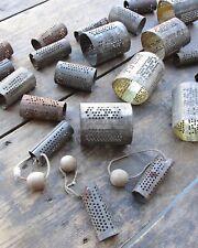 23 rolos de cabelo vintage, rolos de metal, penteado retrô comprar usado  Enviando para Brazil