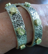 Biba leather wrist for sale  MANCHESTER