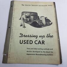 Duco Dulux Refinisher News Dec 1938 Procedimentos Equipamento de Loja de Pintura Automática comprar usado  Enviando para Brazil