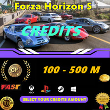 Forza Horizon 5 KREDYTÓW ⭐️100-500M CR⭐️bezpiecznie szybko tani PC/XBOX/PS5/STEAM na sprzedaż  Wysyłka do Poland